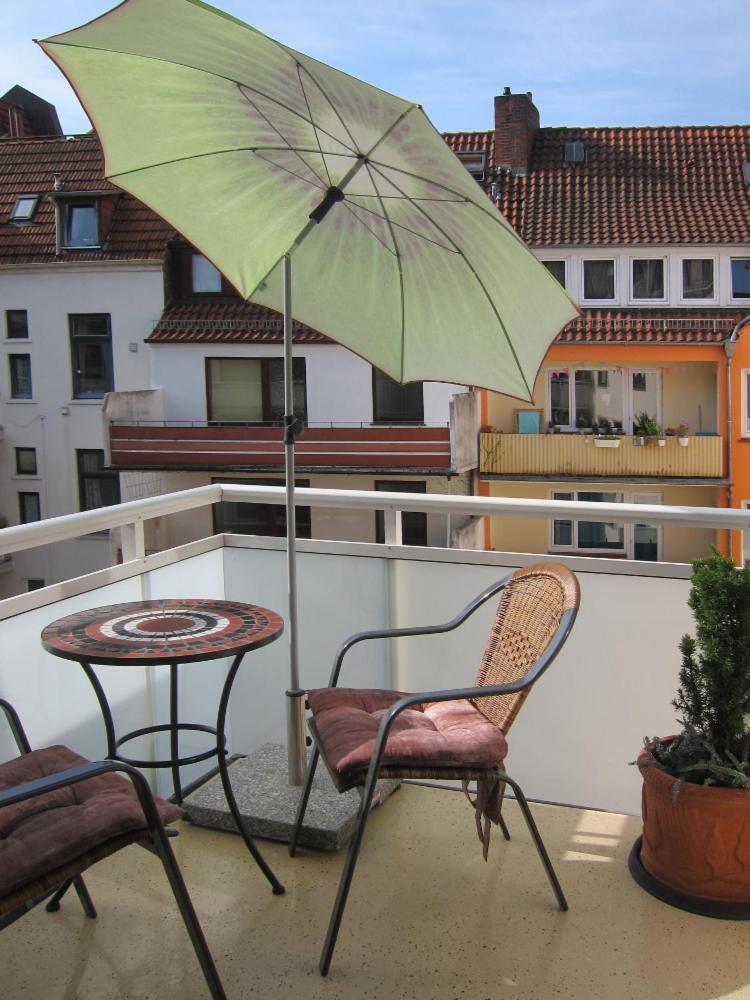 Modernes 1 Zimmer Luxusappartement Kleiner Roland Mit Parkplatz Und Balkon In Bremen Naehe Zentrum Exteriör bild